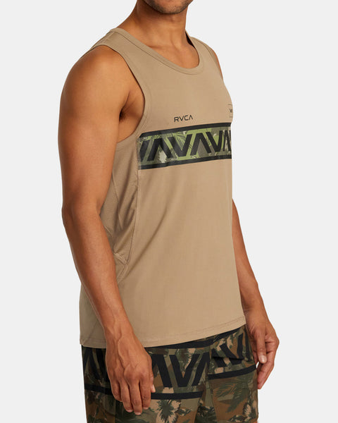 RVCA Hawaii Sport Vent Muscle Tank Top