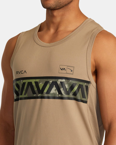 RVCA Hawaii Sport Vent Muscle Tank Top