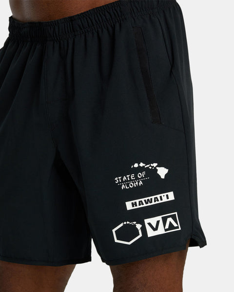 RVCA Hawaii All Brand Yogger Stretch 17" Shorts