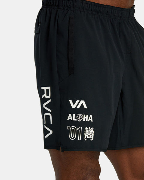 RVCA Hawaii All Brand Yogger Stretch 17" Shorts