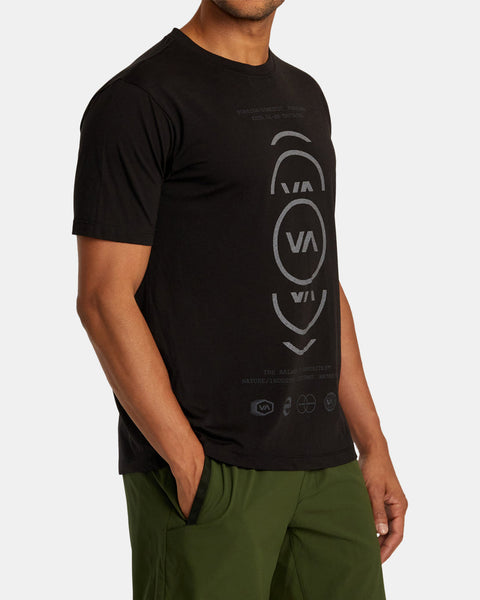 RVCA Circle Splitter T-Shirt