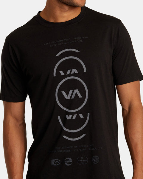 RVCA Circle Splitter T-Shirt