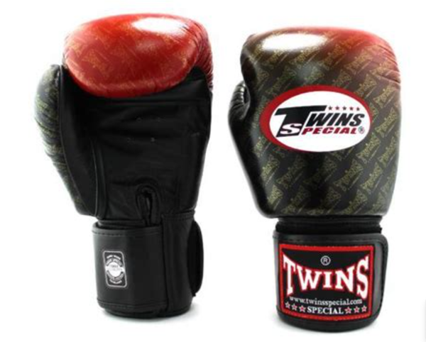 Twins Special Black & Red Gloves
