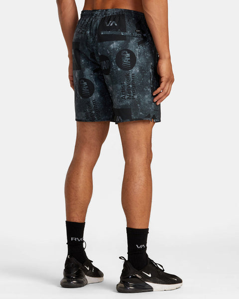 RVCA Yogger Stretch Elastic Shorts 17"