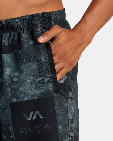 RVCA Yogger Stretch Elastic Shorts 17"