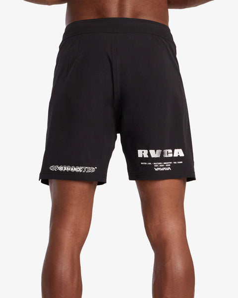 RVCA Fight Scrapper 17" Shorts Black