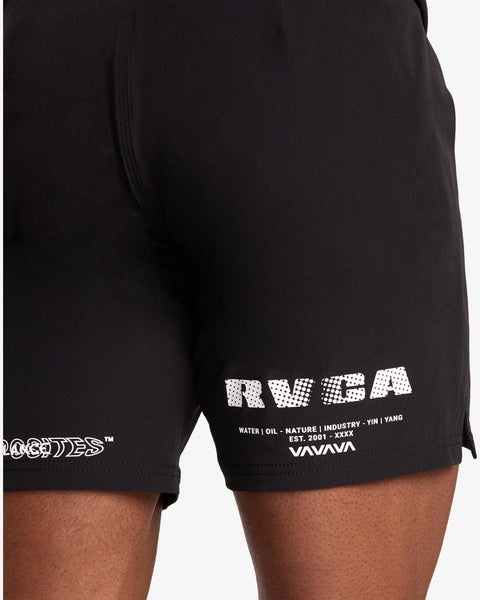 RVCA Fight Scrapper 17" Shorts Black