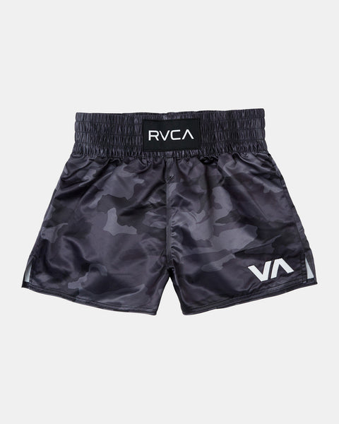 RVCA Muay Thai Mod Elastic Waist Boxing Shorts 15"