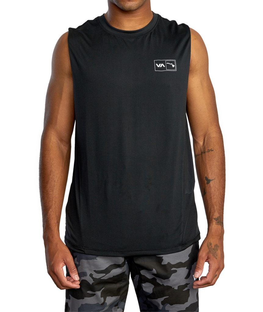 RVCA Hawaii Sport Vent Muscle Tank Top