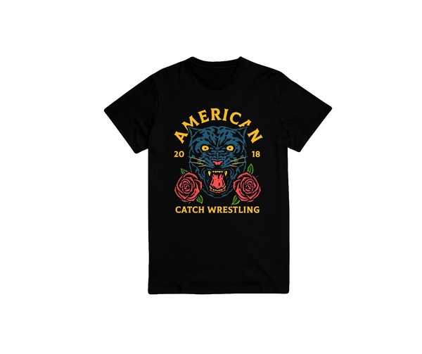Bridge City Fight Shop American Catch Wrestling Panther Tee