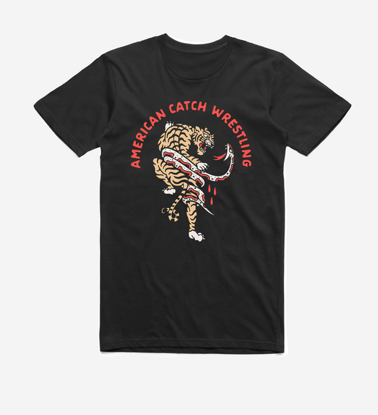Bridge City Fight Shop American Catch Wrestling Snake X Tiger Tee