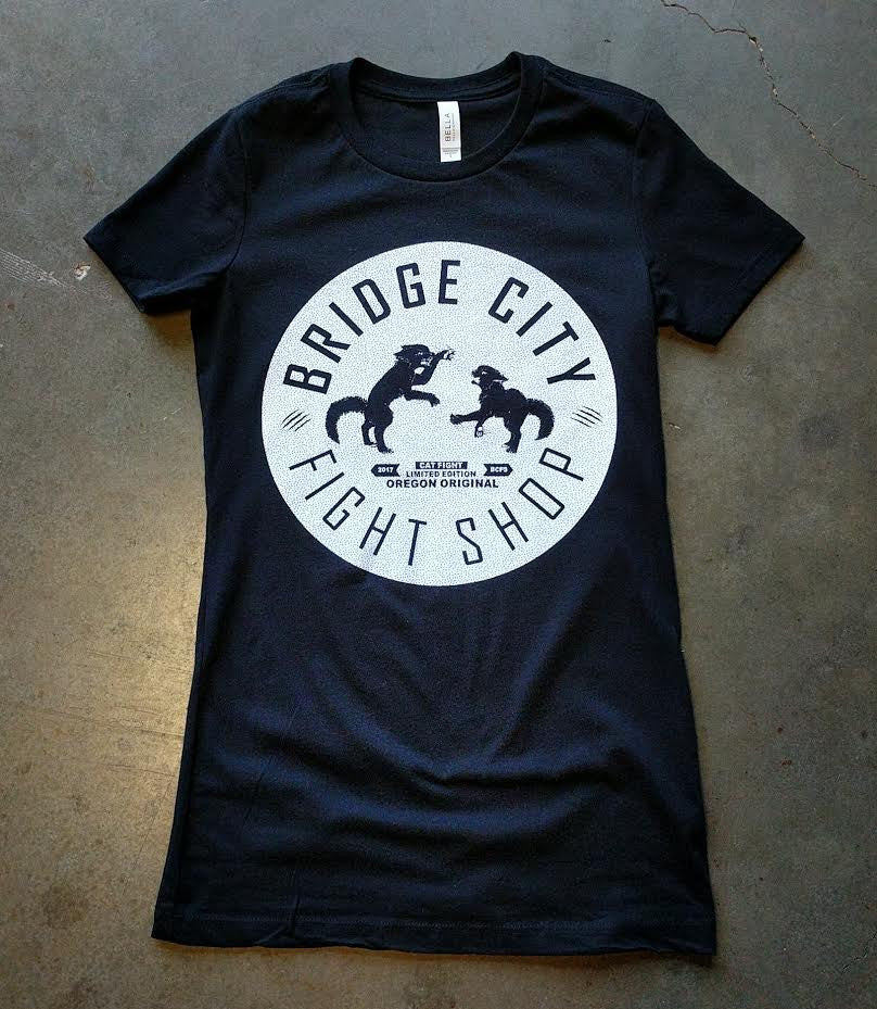 Bridge City Fight Shop Women's Cat Fight Limited Edition Tee - Bridge City Fight Shop