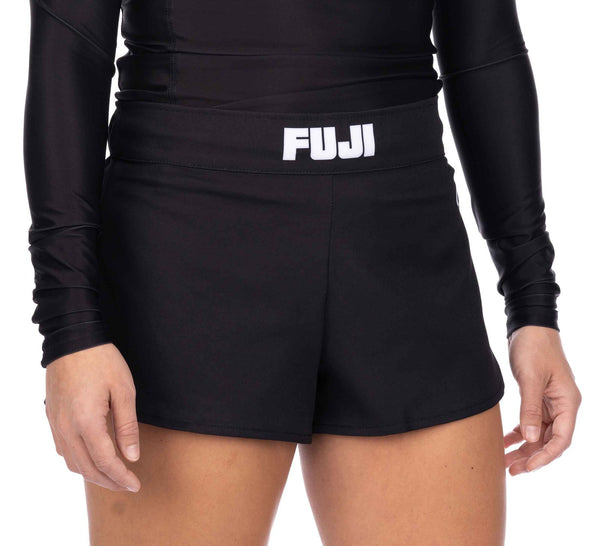 Fuji Women's Essential Grappling Black Fight Shorts