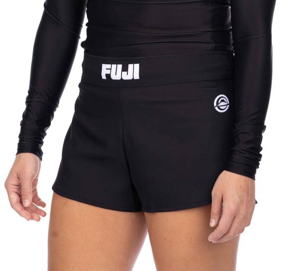 Fuji Women's Essential Grappling Black Fight Shorts