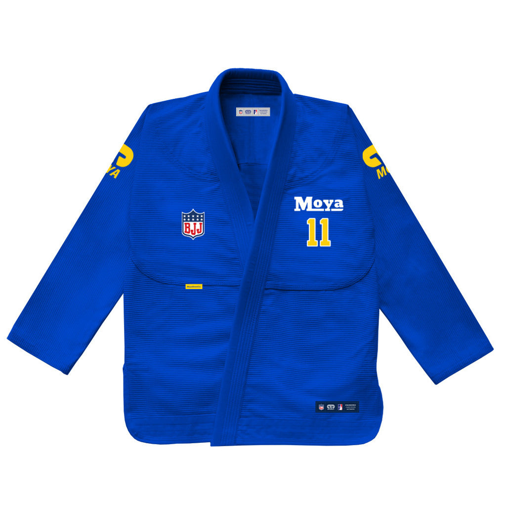 moya bland 柔術着 A1 Moya Brand Size A1 Jiu Jitsu BJJ Classic Kimono Blue TOP