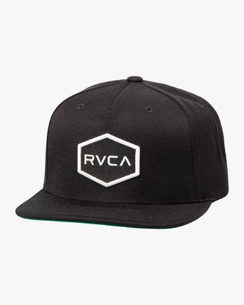 RVCA Boy's Commonwealth Snapback Hat