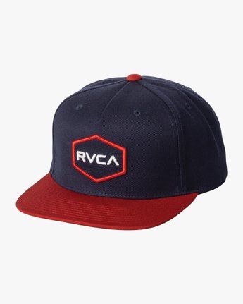 RVCA Boy's Commonwealth Snapback Hat
