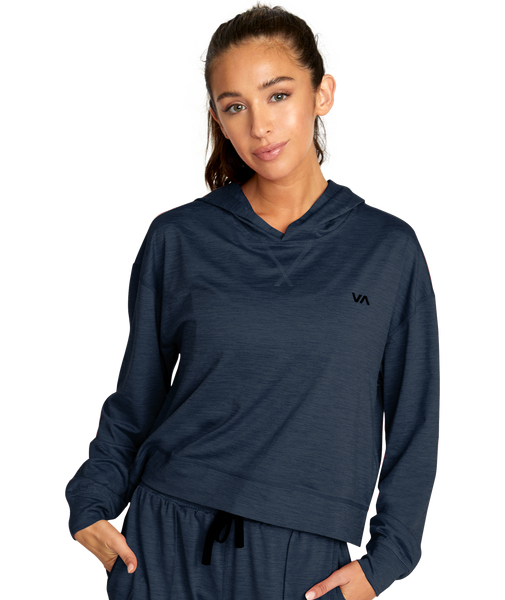 RVCA Cable Cropped Workout Hoodie