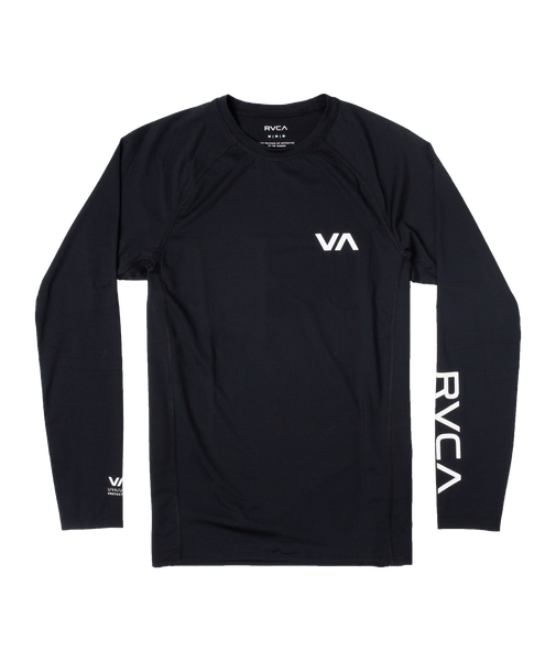 RVCA Solid Long Sleeve Rashguard