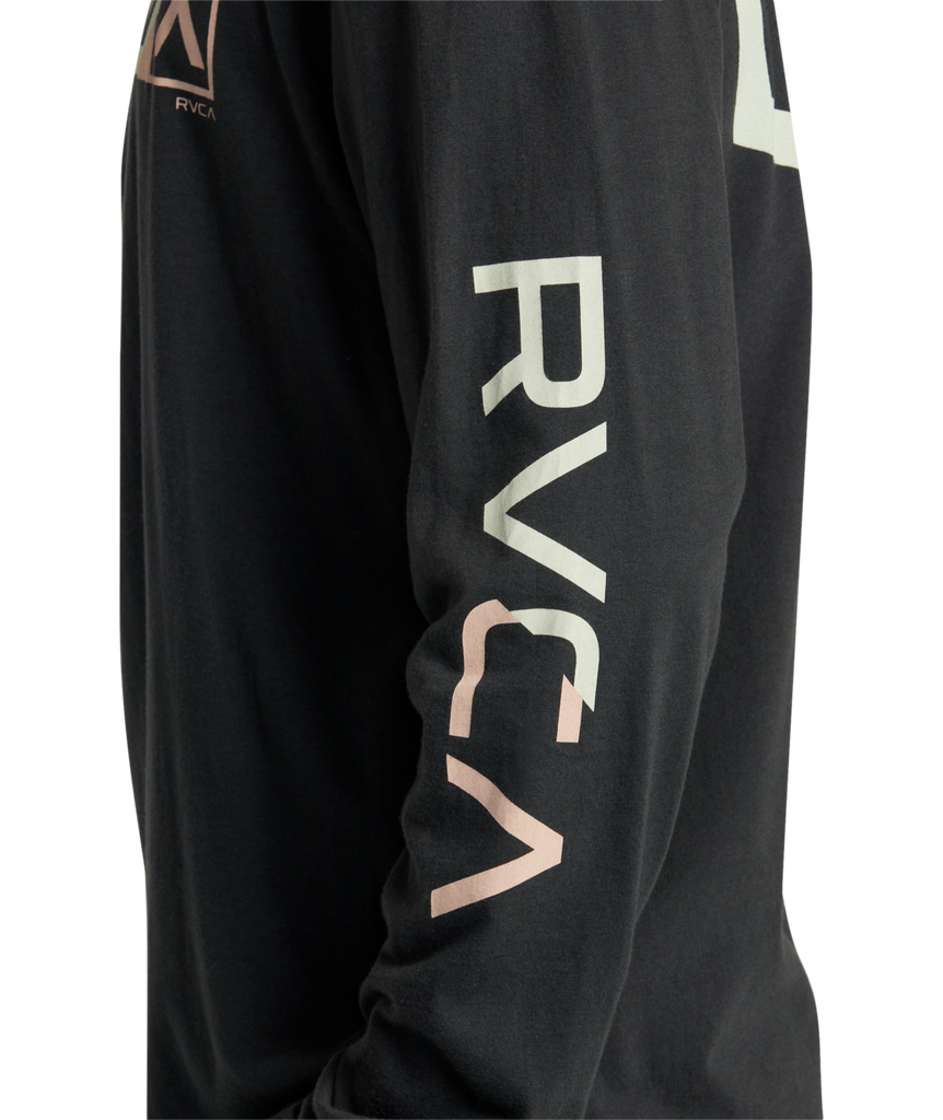 RVCA mens Sport Vent Short Sleeve Crew Neck T-shirt T Shirt, Black